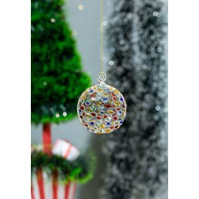 الحلي الزخرفية السلطانية | كرات كريستالية مزخرفة للأطباق المركزية | أفكار ديكورات للمنزل | ديكور عيد الميلاد لغرفة المعيشة | هدايا عيد ميلاد لطيفة | كرات زخرفية لحشو المزهرية in Kuwait