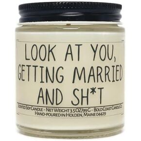 Look At You, Getting Married and Sh*t Soy Candle (Blackberry Vanilla, 3.5 oz)