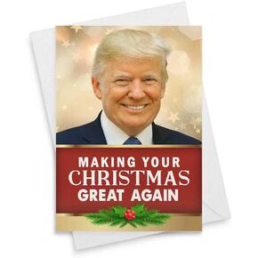 Funny Trump Christmas Card [00257] in Kuwait