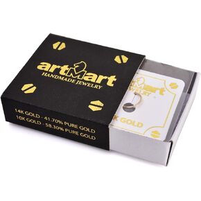 مجوهرات ثقب الجسم من الذهب الأصفر الخالص عيار 14 قيراط 20 جرام بحلقة الأنف (قطر 7 مم 9/32 بوصة) in Kuwait