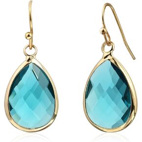 Aquamarine Earrings Gold Earrings Hypoallergenic Drop Dangle Earrings Handmade Earrings Aquamarine Jewelry for Women Trendy in Saudi Arabia