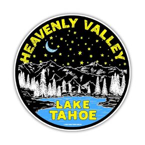 Lake Tahoe Sticker Decal Heavenly Valley 3" Indoor Or Outdoor Vinyl Skiing Made In America California Nevada CA NV in Saudi Arabia