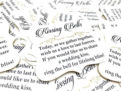 Kissing Bell Tags, Wedding Tags in Saudi Arabia
