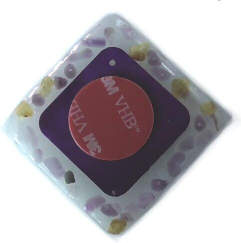 Tesla's purple plate with resin and ametist - adhesive in Saudi Arabia