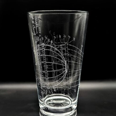 BICYCLE PATENT - 1890 Engraved Beer Pint Glass | Inspired by Historical Inventions Innovations & Machines | Great Collectible Gift Idea & Unique Decor! in Kuwait