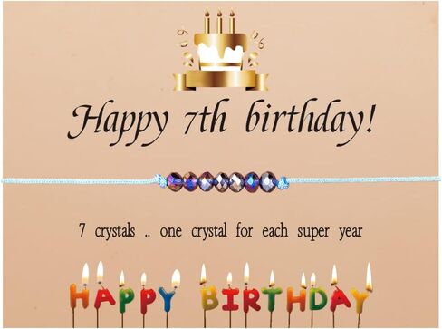 Amethyst Birthday Bracelet Crystal Beads Birthday Jewelry Bracelet Braided String Adjustable Bracelet Jewelry for Women (10 th Birthday Jewelry) in Saudi Arabia