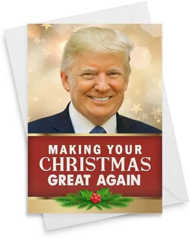 Funny Trump Christmas Card [00257] in Saudi Arabia