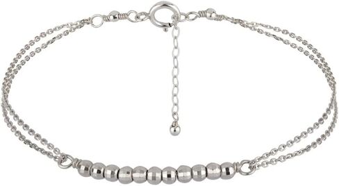 سوار من الفضة الاسترليني مطرز من أنيكا بيلا للنساء، الطول 6.5-7.5 بوصة، أساور فضية مصنوعة يدويًا 925، مقاومة للماء، هدية رائعة لها in Kuwait