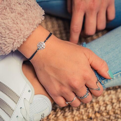 Made by Nami Cute Stretch Bracelet for Girls & Women - Elastic Friendship Bracelets for Best Friends, Mother & Daughter - Lucky Charm & Talisman - Valentine's Day Gift (Guardian Angel) in Kuwait