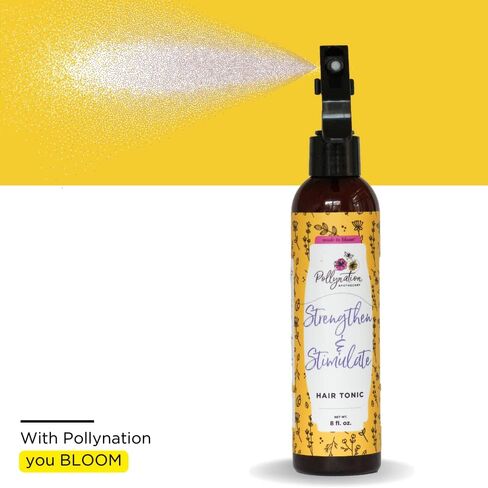 منشط لتقوية وتحفيز الشعر (8 أونصة) | منشط نمو الشعر ومضاد للكسر لجميع أنواع الشعر | مكونات طبيعية عضوية لنمو الشعر وإصلاحه | مصنوع يدويًا، نقي 100% in Kuwait