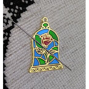 Stained Glass Rose Needle Minder in Kuwait