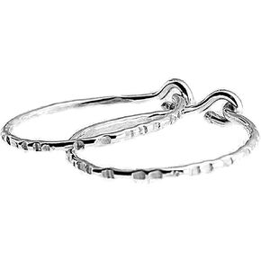 10mm Little Sterling Silver 22 GA Hammered Snap Mini Hugger Sleeper Small Cartilage Helix Tragus Thin Earrings (Delicate | Hammered, 10mm | 22 GA) in Saudi Arabia