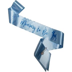 وشاح استحمام الطفل Woodland Mommy من Animal Oh Deer Bunny للكشف عن الجنس من شركة Amy's Bubbling Boutique Inc. (وردي) in Kuwait