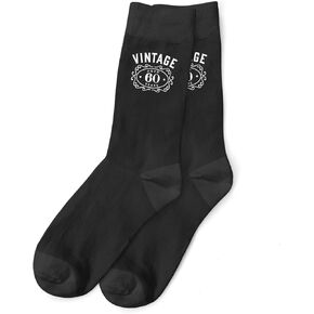 60th Birthday Gift Socks Men's Present Novelty Keepsake Idea 60 Years Old (Size 7-12) in Saudi Arabia