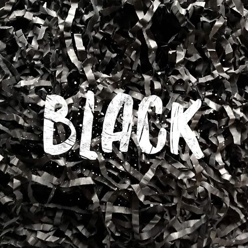 Black Shredded Tissue Paper Shred Hamper Gift Box Basket Filler Fill Party Decorations in Saudi Arabia