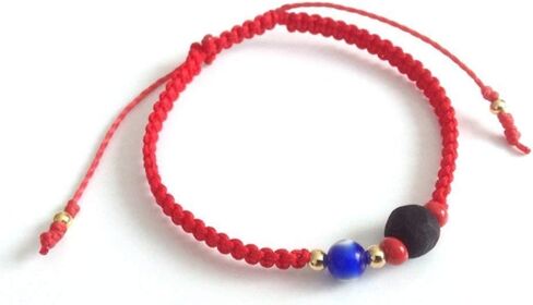 الأحمر سلسلة حماية الكبار الحجم سوار عين الشر حقيقية Azabache Pulsera para el Mal de Ojo in Saudi Arabia