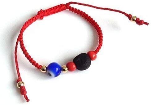 الأحمر سلسلة حماية الكبار الحجم سوار عين الشر حقيقية Azabache Pulsera para el Mal de Ojo in Saudi Arabia