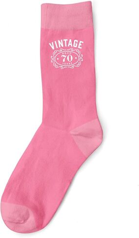 جوارب هدية عيد الميلاد السبعين فكرة تذكار للسيدات بعمر 70 عامًا (مقاس 6-9) in Kuwait