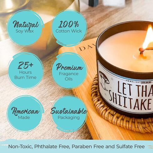 Moonlight Makers I Need A HuGe Margarita Candle، شمعة مصنوعة يدويًا برائحة اللافندر والأخشاب الطافية، شمعة شمع الصويا الطبيعي، وقت احتراق يزيد عن 25 ساعة، علبة بحجم 8 أونصة in Kuwait