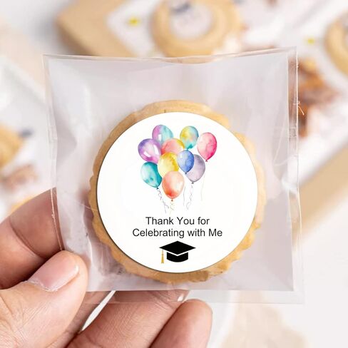 120x Birthday Sticker, Birthday Favor, Celebration Sticker, Cupcake Sticker, Thank You For Celebrating With Me Sticker, Baby Shower Favors, Envelope Seals, Invitation Labels (Birthday) in Kuwait