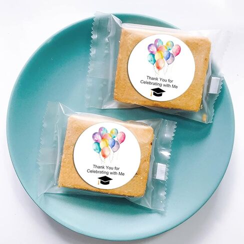 120x Birthday Sticker, Birthday Favor, Celebration Sticker, Cupcake Sticker, Thank You For Celebrating With Me Sticker, Baby Shower Favors, Envelope Seals, Invitation Labels (Birthday) in Kuwait