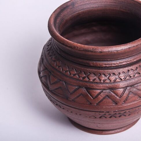 كوب إسبرسو من الفخار الحجري مصنوع يدويًا سعة 6.7 أونصة - أكواب شاي فريدة من نوعها من الطين - أكواب قهوة من السيراميك البني الخزفية - هدايا فخارية مصنوعة يدويًا للرجال محبي القهوة هدية كوب أوكراني بمقبض in Saudi Arabia