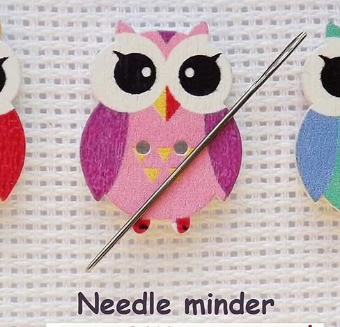 Needle minder Owl Cross stitch Pattern holder embroidery Owl keeper magnetic in Saudi Arabia