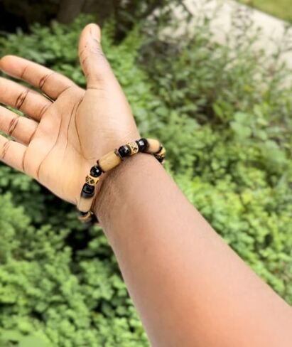 Unisex LightWeight Stretch Bracelets from Ghana - Handmade African Bracelet (Style 3) in Saudi Arabia