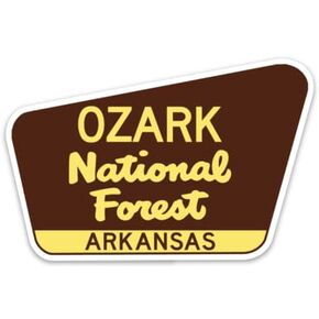 Ozark National Forest Sticker Decal 3.75" Arkansas in Saudi Arabia