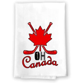 Adorable Gnome With Canadian Flag | Canada Home Decor | Maple Leaf | Decorative Kitchen and Bath Hand Towel | Christmas Present | Noel Gifts in Kuwait