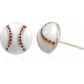 Back to School Earrings Gifts Baseball Earrings for Women, Sterling Silver Sport Stud Earrings for Girls, Hypoallergenic Softball Earrings Sports Earrings for Teen Girls Fan Present Sport Lover