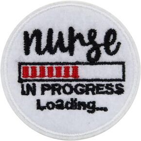 Nurse in Progress Loading Embroidered Iron On Patch in Kuwait