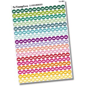 Car Icon Stickers, Car maintence, MINI car icons, Errand trackers, Car Stickers for Planners, 221 Stickers, planner stickers productivity, calendar stickers for adults, mini planner stickers in Saudi Arabia