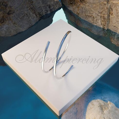 Tiny Silver Double Hoop Helix Ring - 20 Gauge Snug Double Helix Piercing - Thin Hammard Silver Helix Hoop in Saudi Arabia