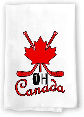 Adorable Gnome With Canadian Flag | Canada Home Decor | Maple Leaf | Decorative Kitchen and Bath Hand Towel | Christmas Present | Noel Gifts in Kuwait
