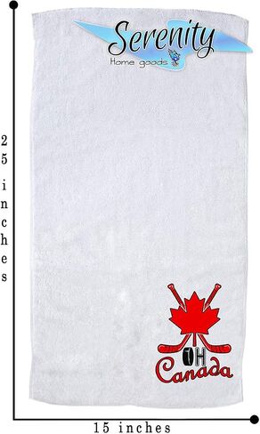 Adorable Gnome With Canadian Flag | Canada Home Decor | Maple Leaf | Decorative Kitchen and Bath Hand Towel | Christmas Present | Noel Gifts in Kuwait