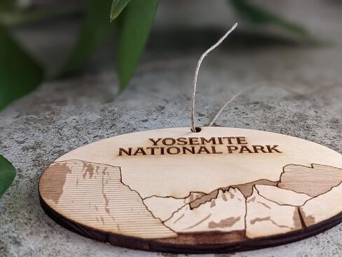 Yosemite National Park Christmas Ornament/California/Gift for Traveler/National Park Ornament/Souvenir in Saudi Arabia