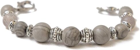 STRETCH Medical Alert Bracelet, Interchangeable Replacement Medical Bracelet, ID TAG NOT INCLUDED, Natural Stone (3pc Set - SAVE 10% - Aqua/Lilac/Coral, Average (5.5 inches) – Most Common Size) in Kuwait