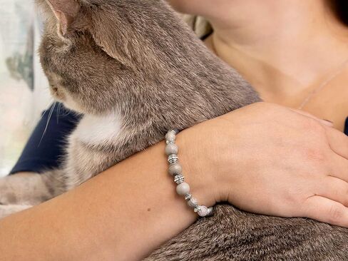 STRETCH Medical Alert Bracelet, Interchangeable Replacement Medical Bracelet, ID TAG NOT INCLUDED, Natural Stone (3pc Set - SAVE 10% - Aqua/Lilac/Coral, Average (5.5 inches) – Most Common Size) in Kuwait