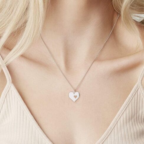 Memorial Necklace • Sympathy Gifts for Women • Silver • Loss of Husband Parent Baby • Miscarry Miscarriage Grief • Remembrance Jewelry • Mom Dad Grandmother • I Carry Your Heart Charm in Saudi Arabia