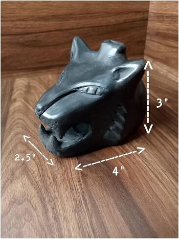 Coyote Howling Whistle, Made Out Of Clay, Handcrafted. (Black) in Saudi Arabia