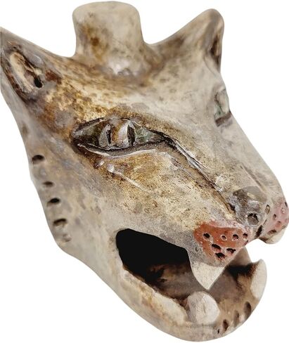 Coyote Howling Whistle, Made Out Of Clay, Handcrafted. (Black) in Saudi Arabia
