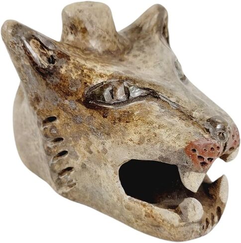 Coyote Howling Whistle, Made Out Of Clay, Handcrafted. (Black) in Saudi Arabia