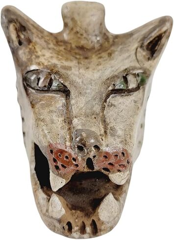 Coyote Howling Whistle, Made Out Of Clay, Handcrafted. (Black) in Saudi Arabia