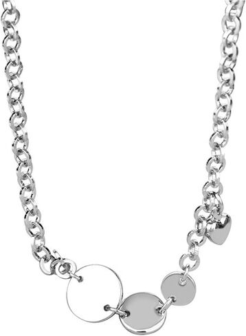 925 Sterling Silver Heartbeat Necklace Cubic Zirconia Pendant Women Dainty Diamond Choker Valentines Day Jewelry Gifts in Kuwait