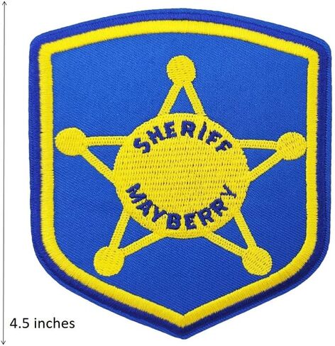 Sheriff Halloween Costume Embroidered iron on Patches in Saudi Arabia
