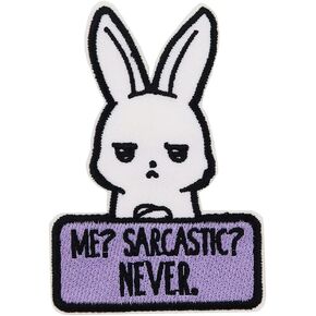 مضحك الأرنب لي الساخرة أبدا ميمي بقع المطرزة الحديد على التصحيح ملصقات الساخرة in Kuwait
