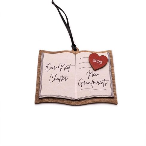 New Grandparents Ornament Our Next Chapter 2023 in Kuwait