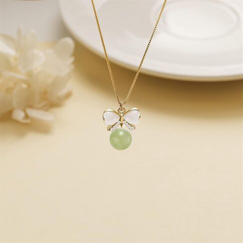 Natural Hetian Jade Earrings, Lucky Green Jade, Dainty Green Real Jade Charm Pendant Jewelry Studs, Handmade Ear Stud Earrings Hoop Earrings for Women (925 Sterling Silver with Gold Plated) in Saudi Arabia