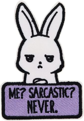 مضحك الأرنب لي الساخرة أبدا ميمي بقع المطرزة الحديد على التصحيح ملصقات الساخرة in Kuwait